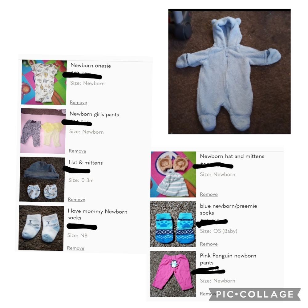 13 item newborn mystery box